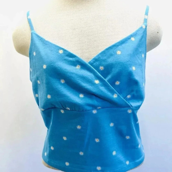 NWT SO GOODS FOR LIFE Juniors Pullover Adjustable Straps Cropped Tank Top Sz XL - Picture 1 of 9